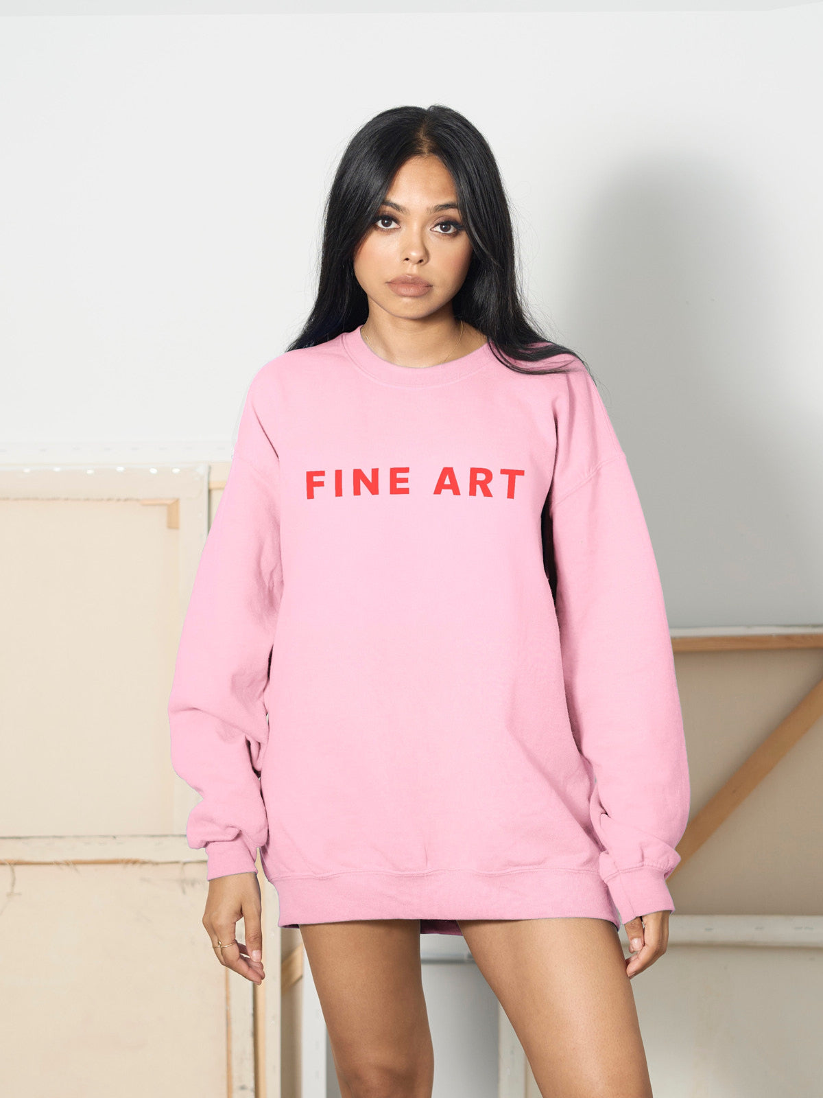 "Fine Art" Pink & Ash